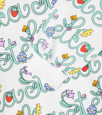 Logo cotton jersey sweatshirt dress | Stella McCartney Kids