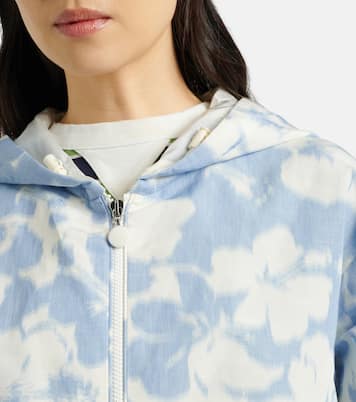 Chaqueta Noisetier floral con capucha | Moncler