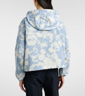Chaqueta Noisetier floral con capucha | Moncler