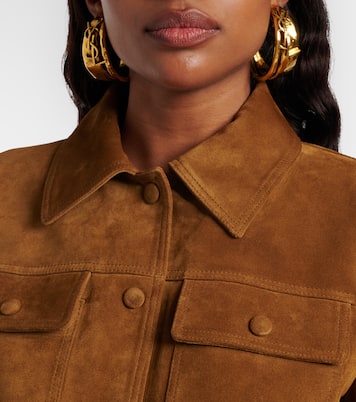 Veste raccourcie en daim | Saint Laurent