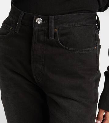 Jeans rectos con efecto desgastado | Toteme