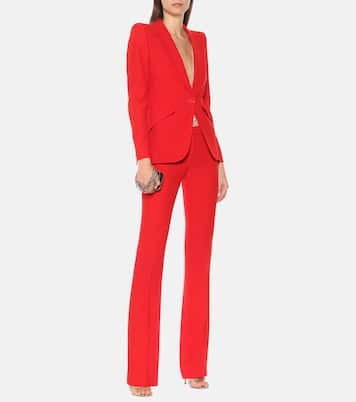 Single-breasted crêpe blazer | McQueen