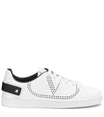 Valentino Garavani BACKNET leather sneakers | Valentino Garavani