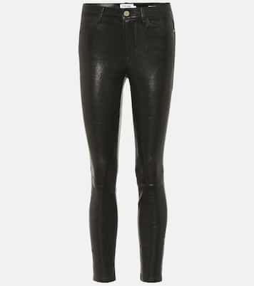Pantalon Le High Skinny en cuir | Frame