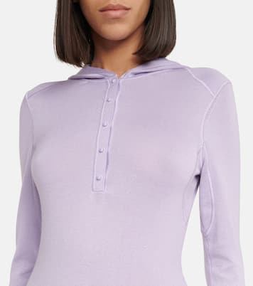 Robe midi à capuche en cachemire et soie | Tom Ford