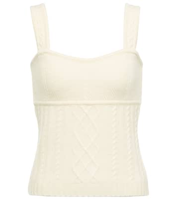 Top de cachemir con punto trenzado | CO