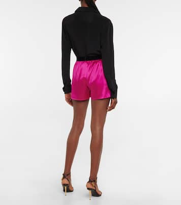 Shorts in misto seta a vita alta | Tom Ford