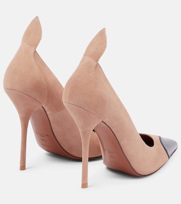 Escarpins Coeur en daim | Alaïa