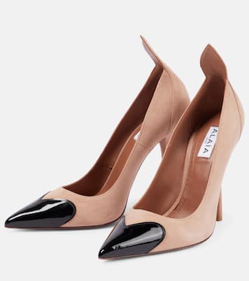 Escarpins Coeur en daim | Alaïa