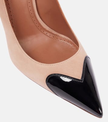 Escarpins Coeur en daim | Alaïa