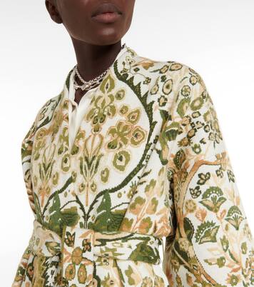 Jacquard wool-blend cardigan | Etro