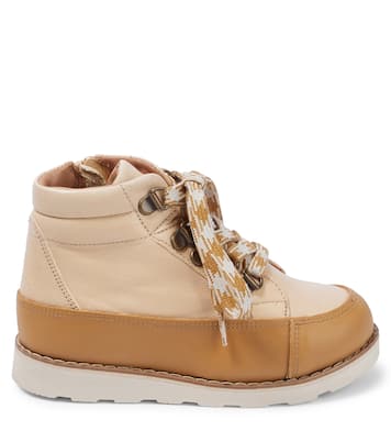 Schnürstiefel aus Leder | Petit Nord