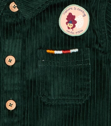 Akiri patches corduroy shirt jacket | Louise Misha