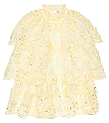 Mantella in organza con applicazioni | Self-Portrait Kids