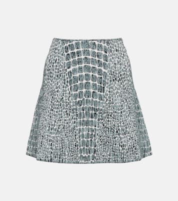 Minifalda estampada en jacquard | Alaïa