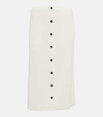Falda midi de punto de tiro alto | Proenza Schouler