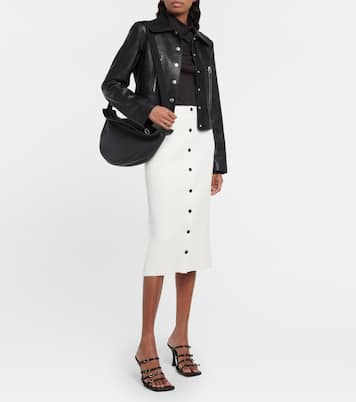 Falda midi de punto de tiro alto | Proenza Schouler