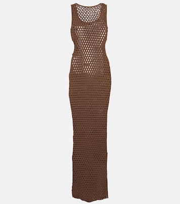 Vestido midi Aline de croché | SIR