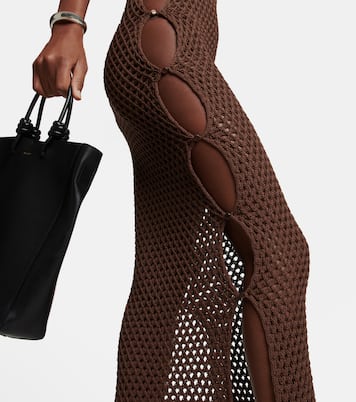 Vestido midi Aline de croché | SIR