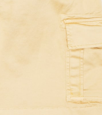 Belted cargo cotton shorts | Woolrich Kids