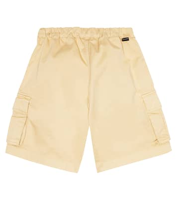 Belted cargo cotton shorts | Woolrich Kids
