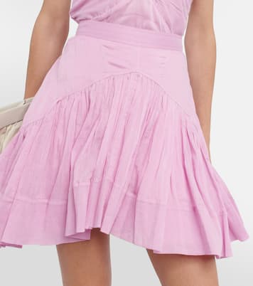 Minifalda Kadavu de algodón y seda | Isabel Marant