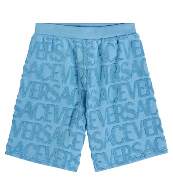 Shorts in spugna di cotone | Versace Kids