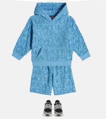 Shorts in spugna di cotone | Versace Kids