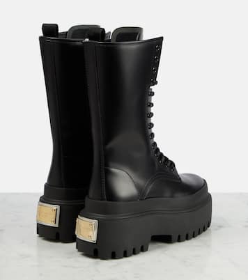Botas con plataforma de piel | Dolce&Gabbana