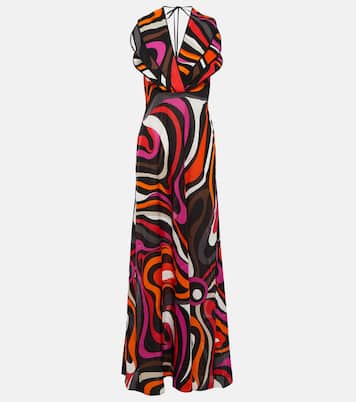 Marmo cotton maxi dress | Pucci