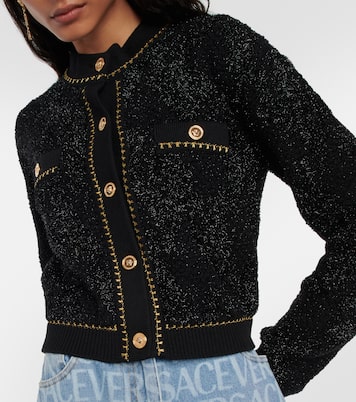 Cardigan Medusa aus einem Wollgemisch | Versace