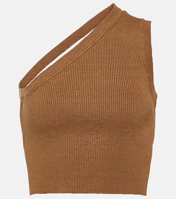 Top cropped Ascu in misto lino | Jacquemus