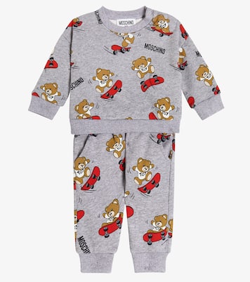 Bebé - chándal de algodón estampado | Moschino Kids