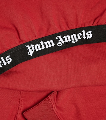 Cropped-Hoodie aus Baumwoll-Jersey | Palm Angels Kids