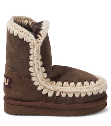 Stivali in suede e shearling | Mou Kids