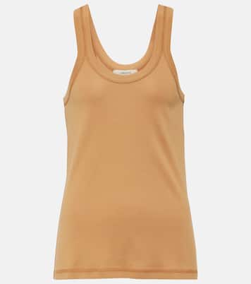Ribbed-knit cotton jersey tank top | Lemaire