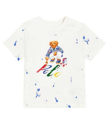 Baby Polo Bear cotton jersey T-shirt | Polo Ralph Lauren Kids