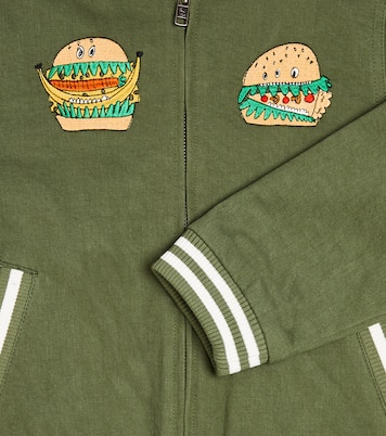 Chaqueta de mezcla de algodón bordada | Stella McCartney Kids