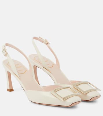 Slingback-Pumps Trompette aus Lackleder | Roger Vivier