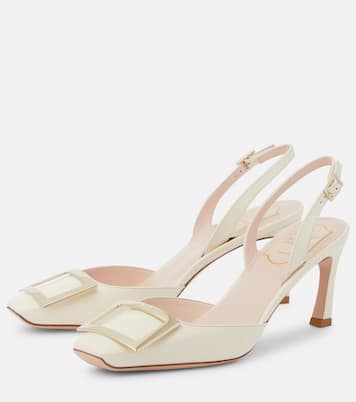 Slingback-Pumps Trompette aus Lackleder | Roger Vivier