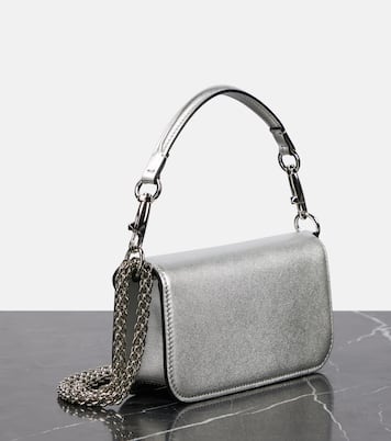 Schultertasche Locò Small aus Metallic-Leder | Valentino Garavani