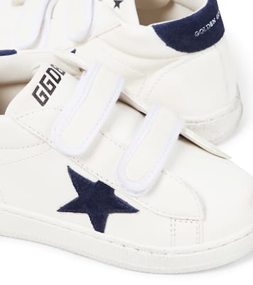Bébé – Baskets June en cuir et daim | Golden Goose Kids