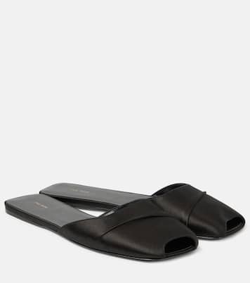 Mules Milla en satin | The Row