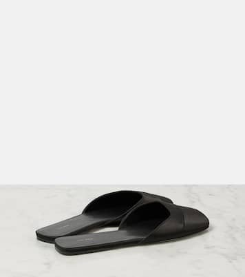Mules Milla en satin | The Row