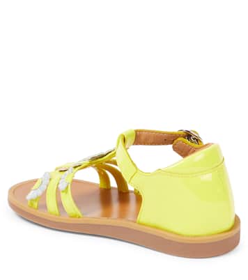 Sandali Poppy Multi Daisy in pelle | Pom d'Api