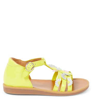 Sandali Poppy Multi Daisy in pelle | Pom d'Api