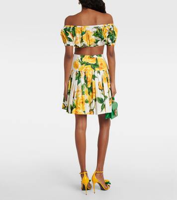 Minirock aus Baumwollpopeline | Dolce&Gabbana