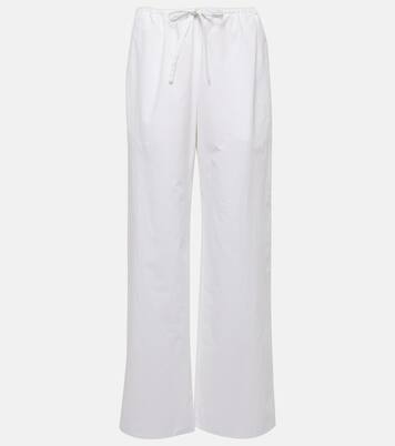 Weite Mid-Rise-Hose Jugi aus Baumwolle | The Row
