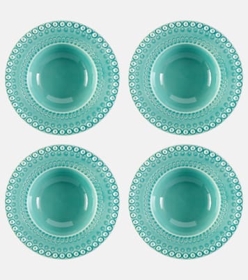 Set de 4 assiettes creuses Fantasy en céramique | Bordallo Pinheiro