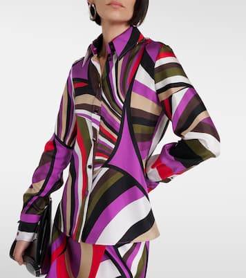 Camicia Iride in seta | Pucci